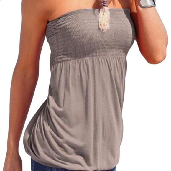 Woman’s sleeveless tube top - Picture 2 of 4